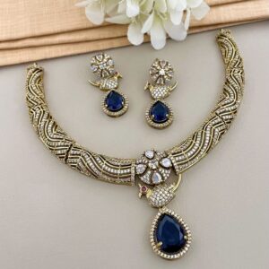 Stone Necklace With Earings
