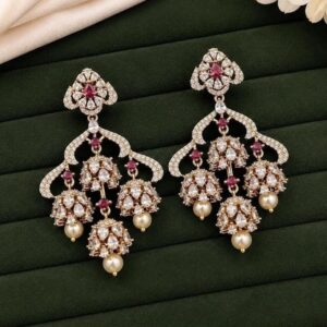 Pearl Chandbali Earrings