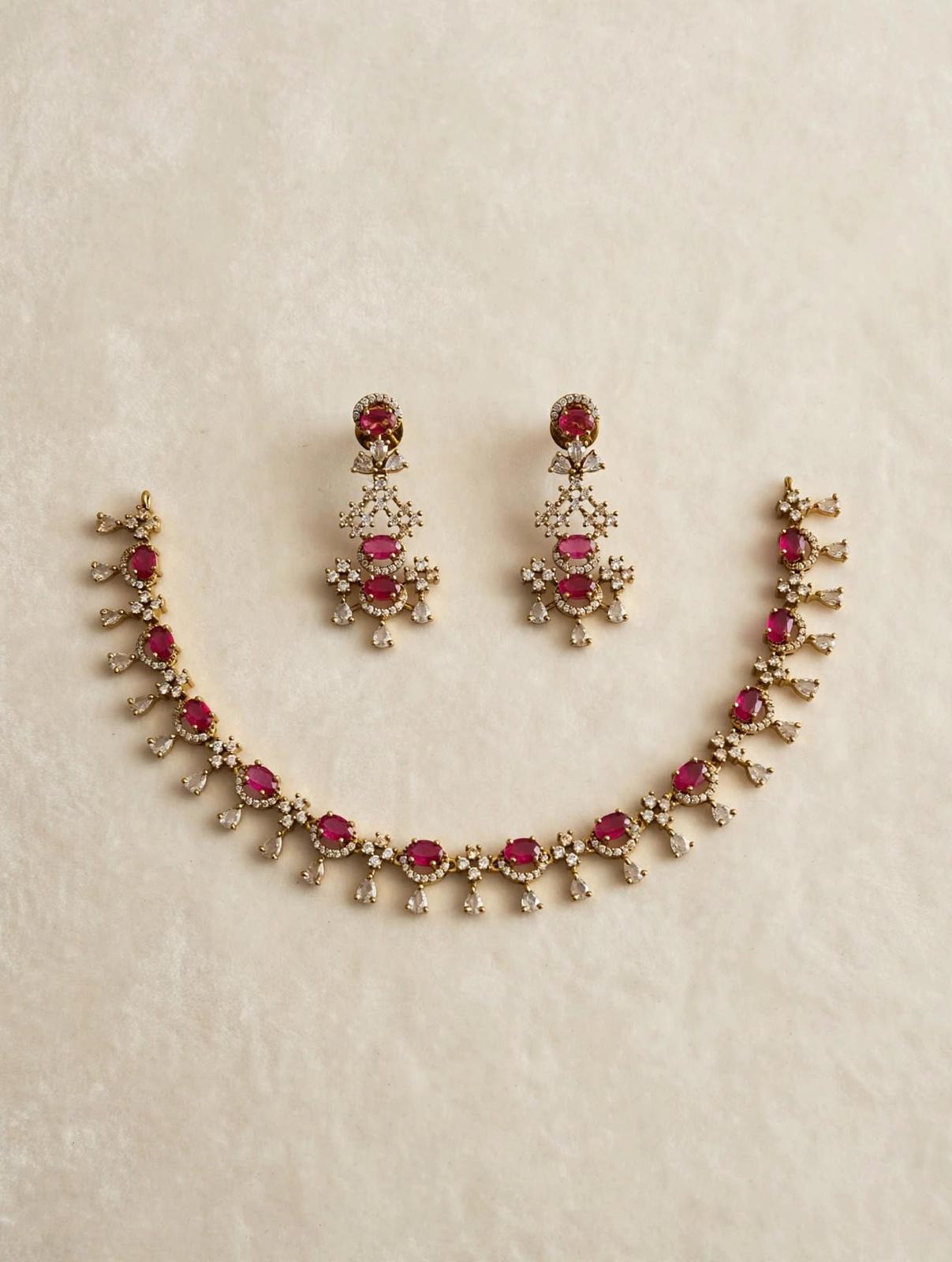 Crystal Necklace Set